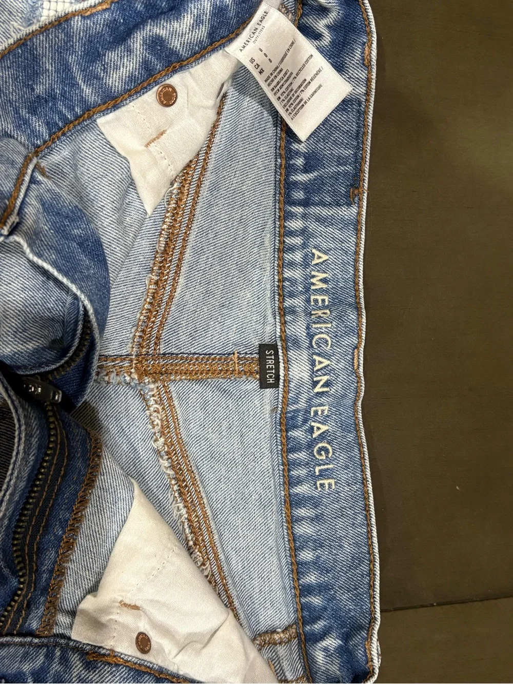 American Eagle Distressed Denim Shorts